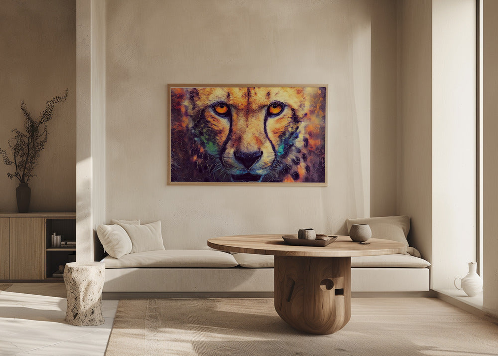 Djur Leopard Akvarell Djurkonst | Poster