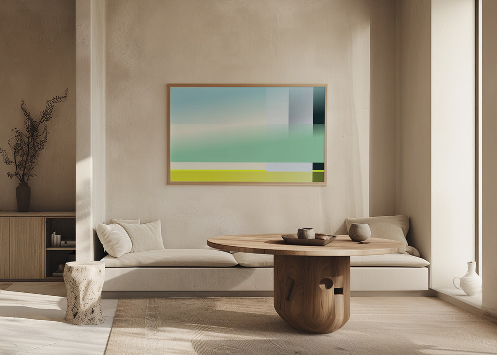 mellow anticipation modern bauhaus geomtric mellow anticipation modern bauhaus geomtric horizontal format | Poster