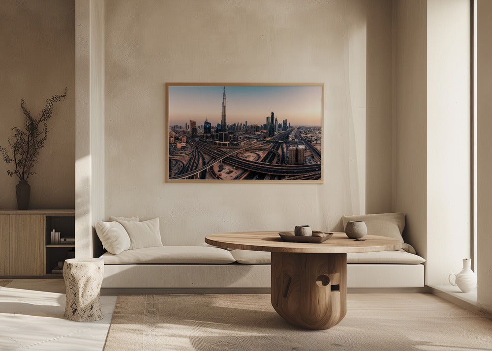 Panorama dello skyline di Dubai | Poster - Stampe d’Arte