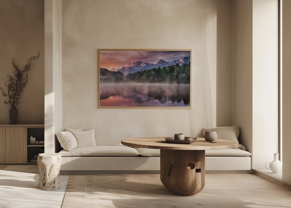 Amanecer en el lago | Posters - Impresiones de Arte