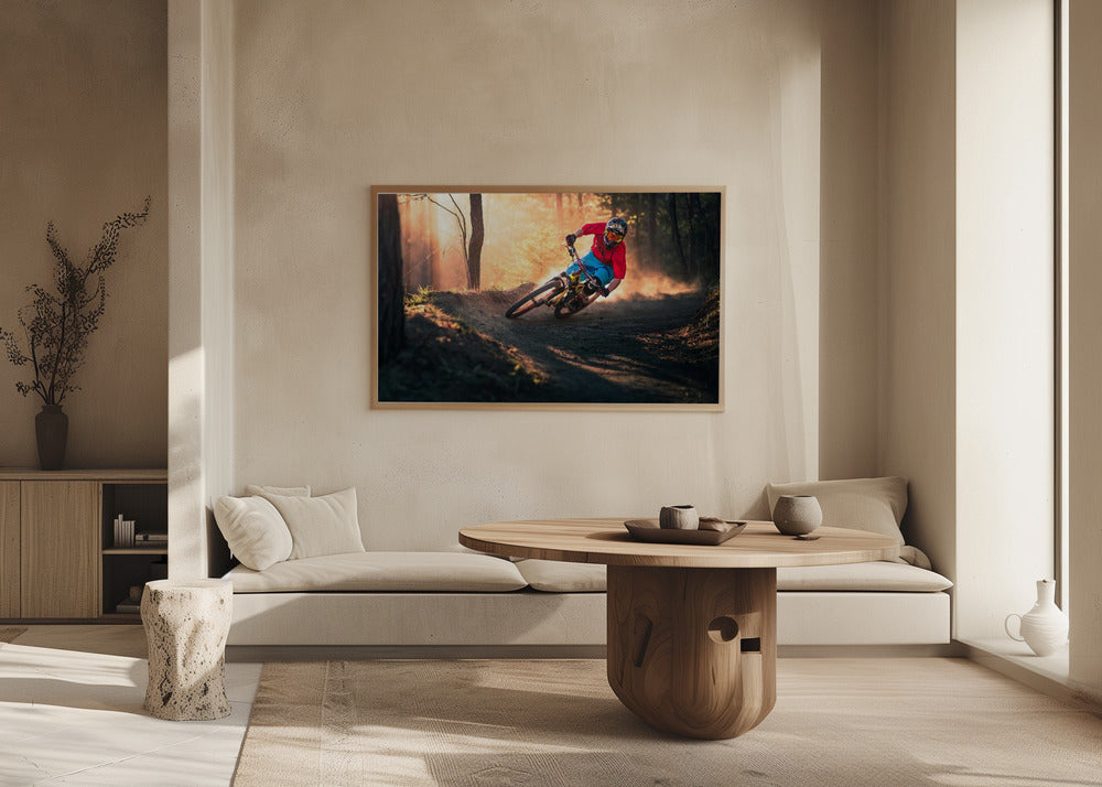 Goldene Bermed-Ecke | Poster - Kunstdruck