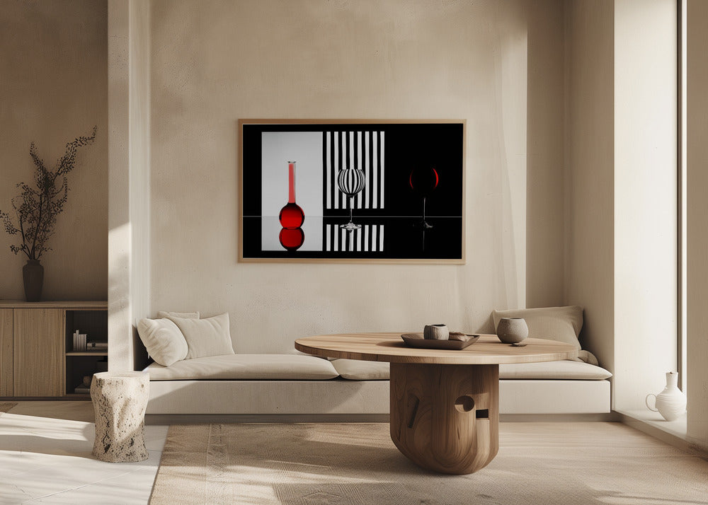 Einfach ROT | Poster - Kunstdruck