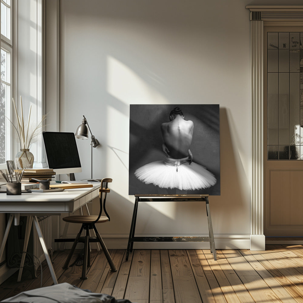 Rücken der Ballerina 2 | Leinwand-Bilder