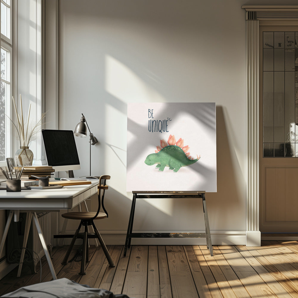 Tatalos de surface de feuille de dinosaure | Tableaux sur Toile