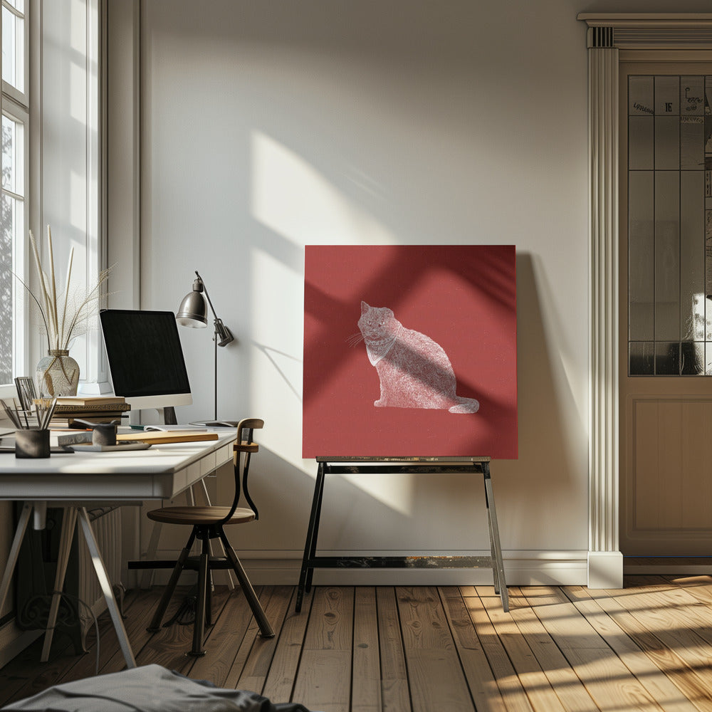 Stoere Bandietkat | Canvasprints