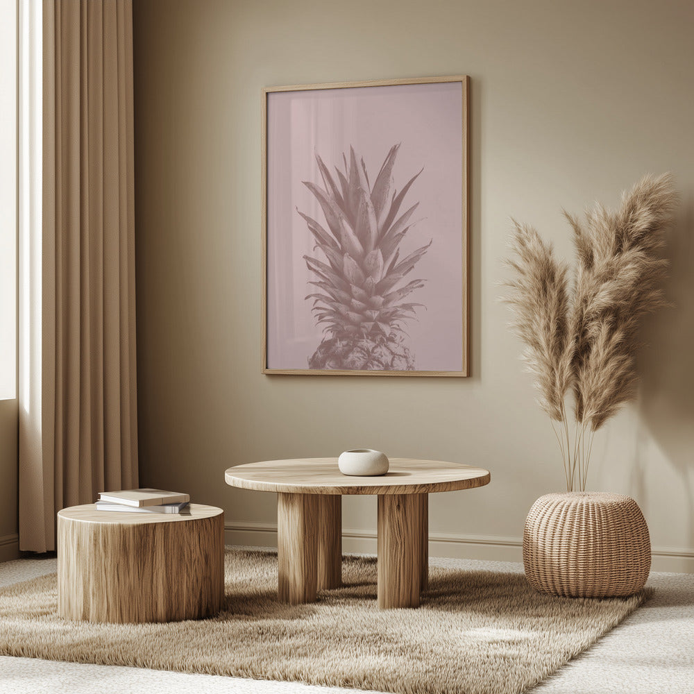 Ananas Pinkki 05 | Julisteet - Taidevedokset