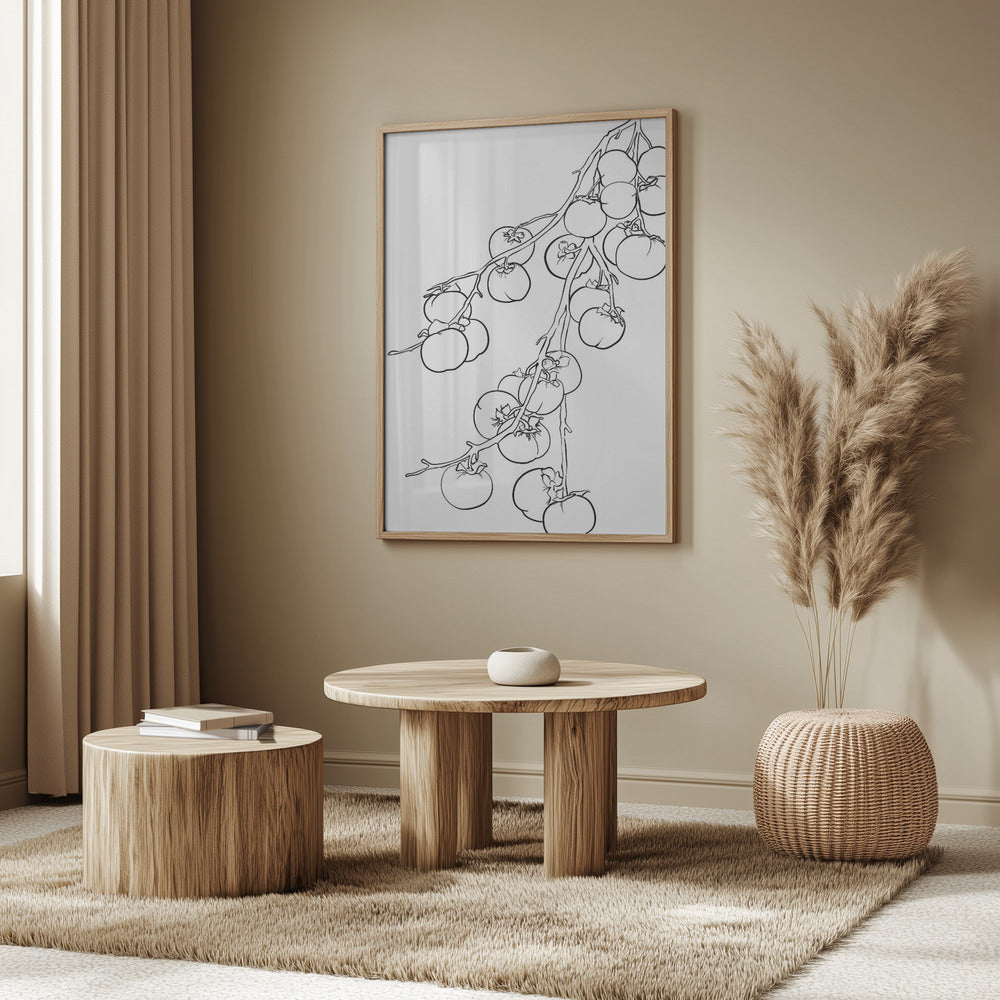 Branch of persimmons | Poster