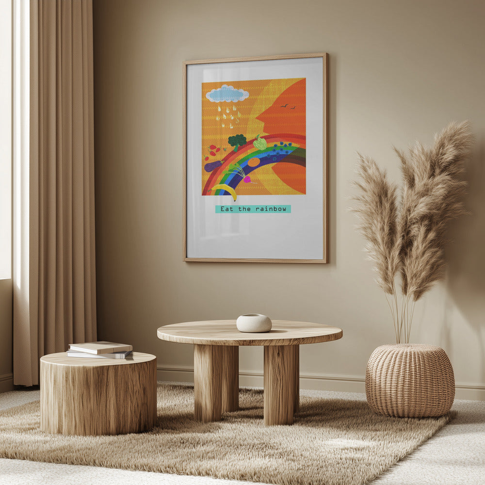 Mangez l'arc-en-ciel | Posters - Affiche Artistique