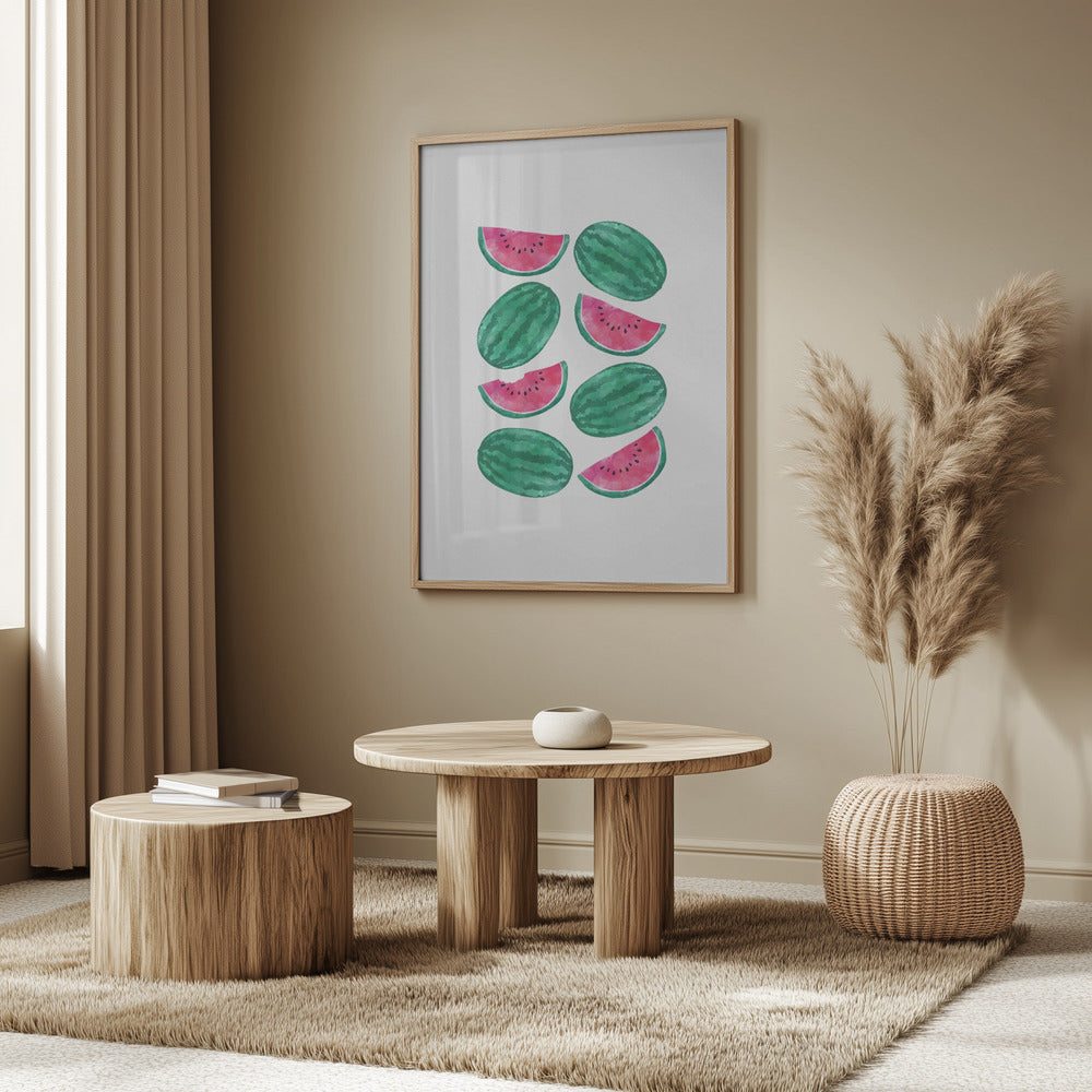 Multitud de sandías | Posters - Impresiones de Arte