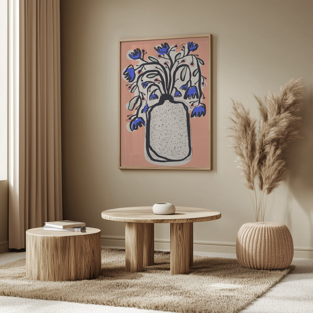Lovely Flower Bouquet (Peach) | Poster