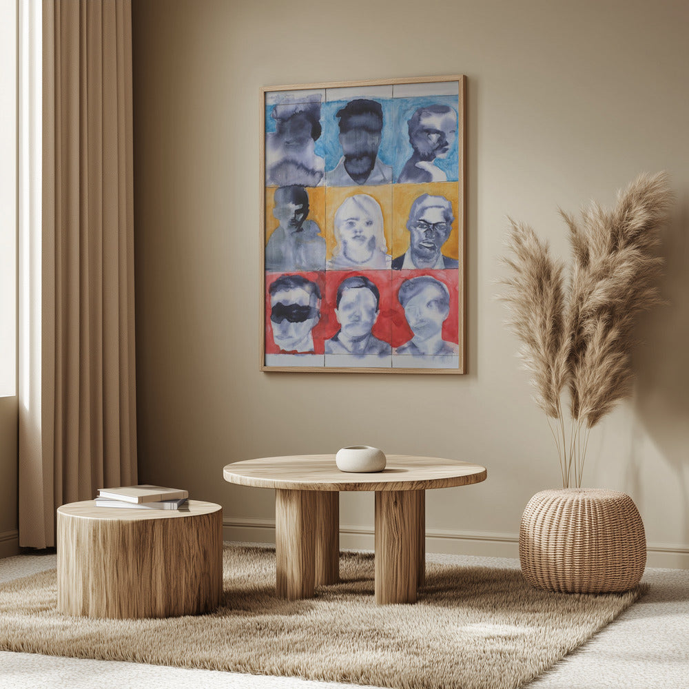 Headshot Grid No. 1 | Poster