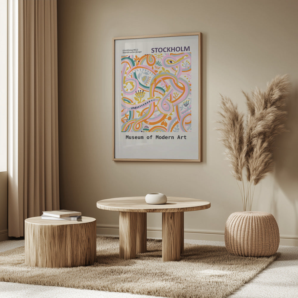 Botanical dopamine Exhibition Stockholm | Poster