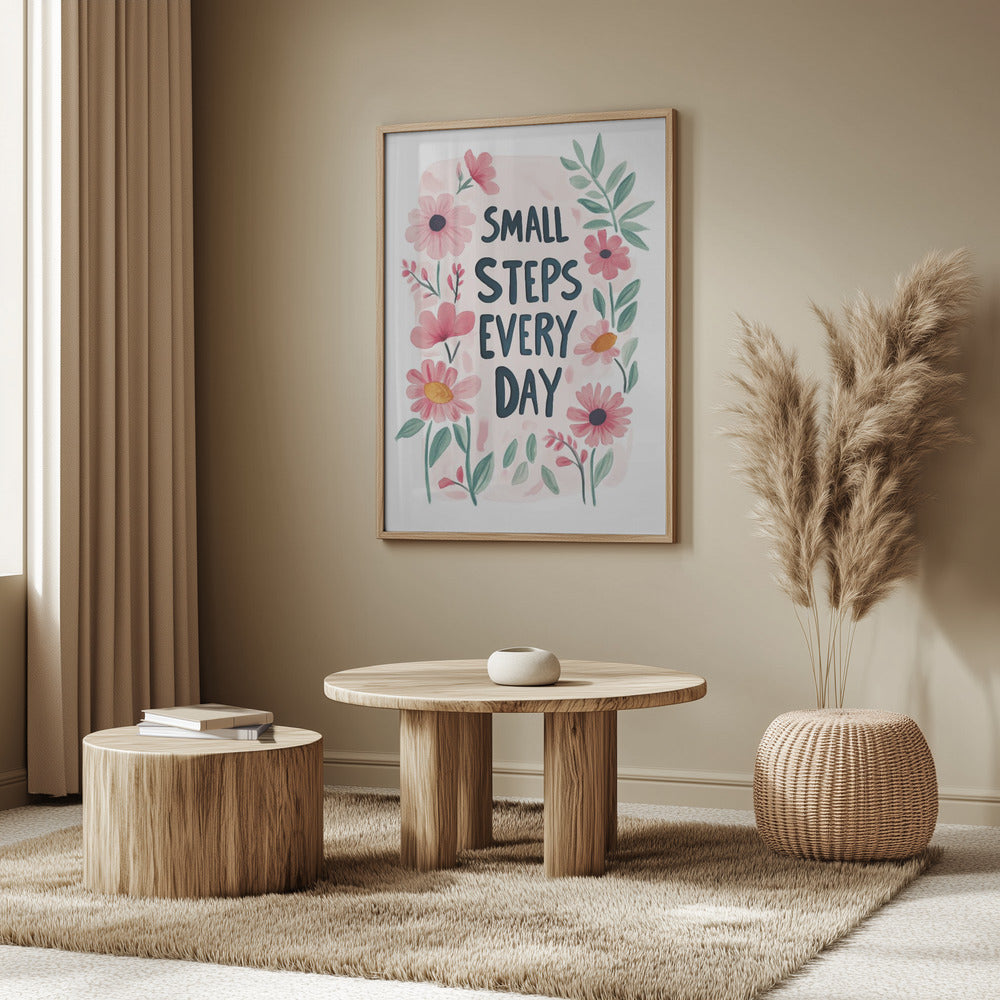 Små steg varje dag nr 01 | Poster