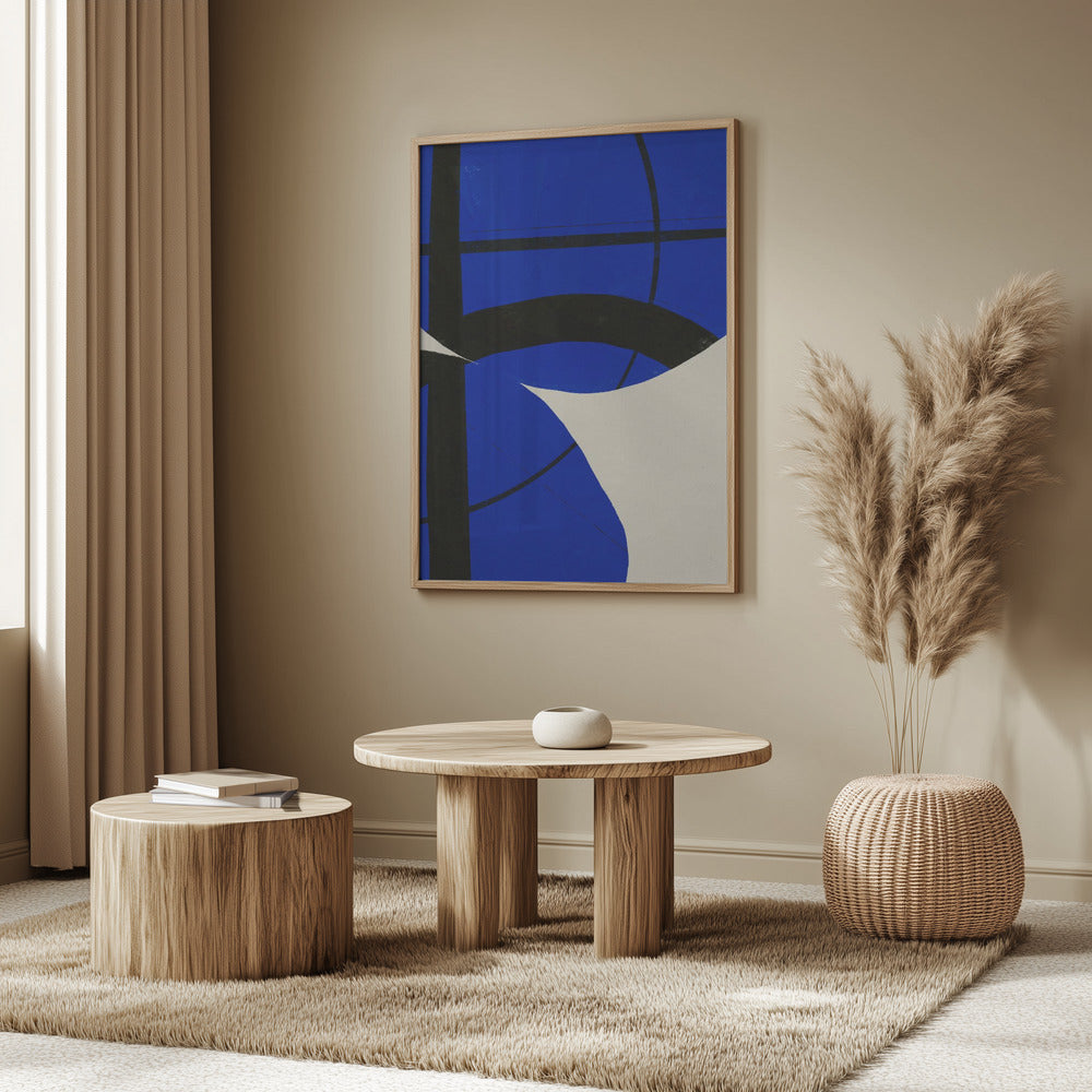 Blue Harmony Flow | Poster