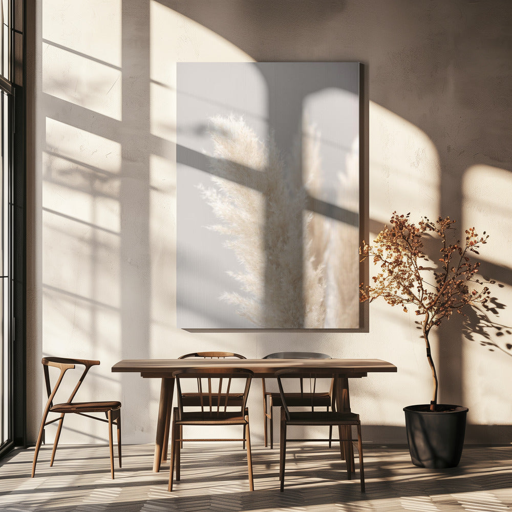 Pampas Grass Grey 03 | Canvas