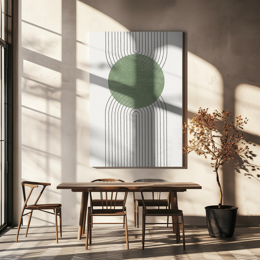 Luna Verde No2. | Impresiones en Lienzo