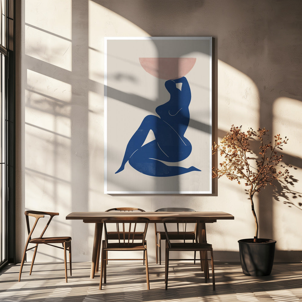 Vaas en vrouw | Canvasprints