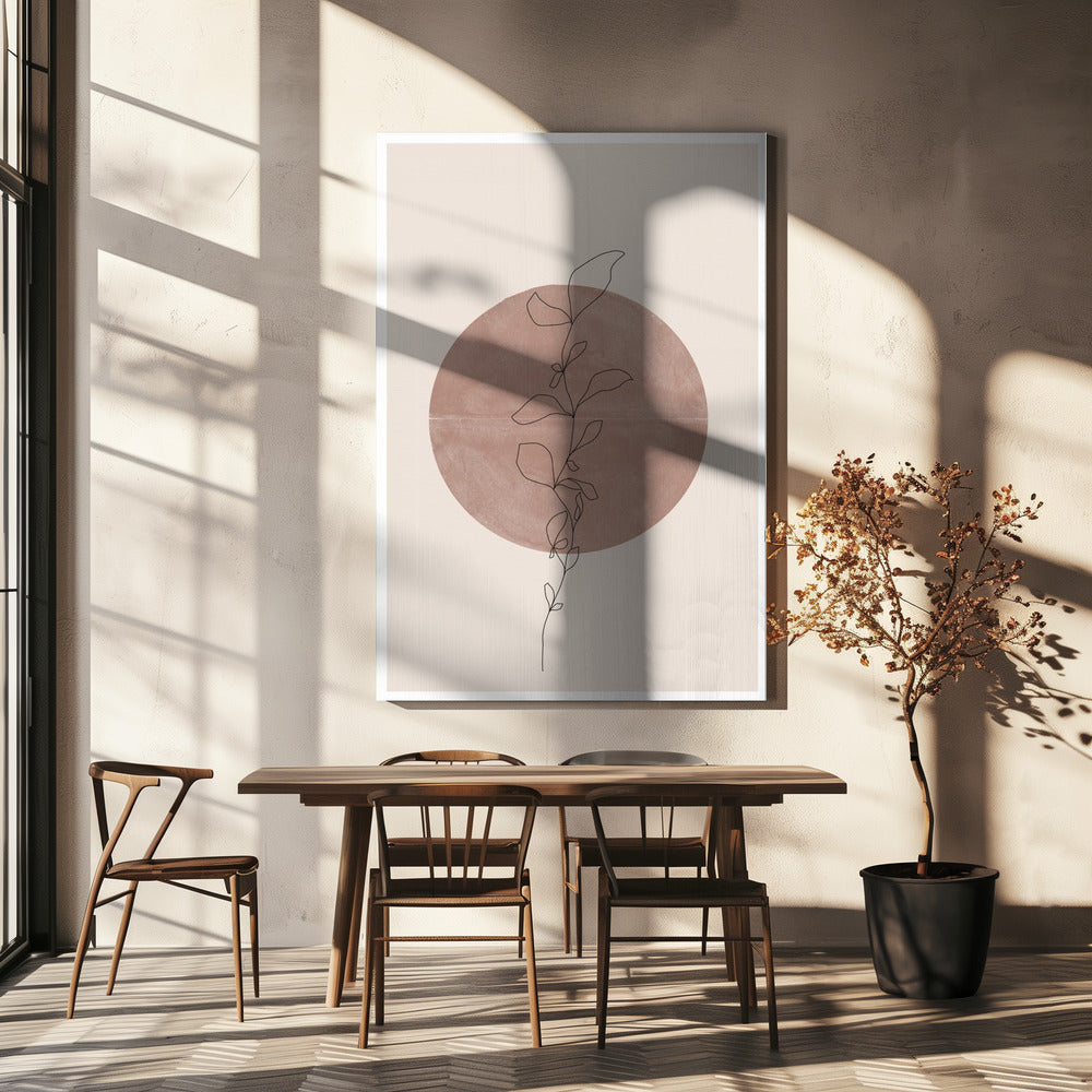Lijnbloem | Canvasprints