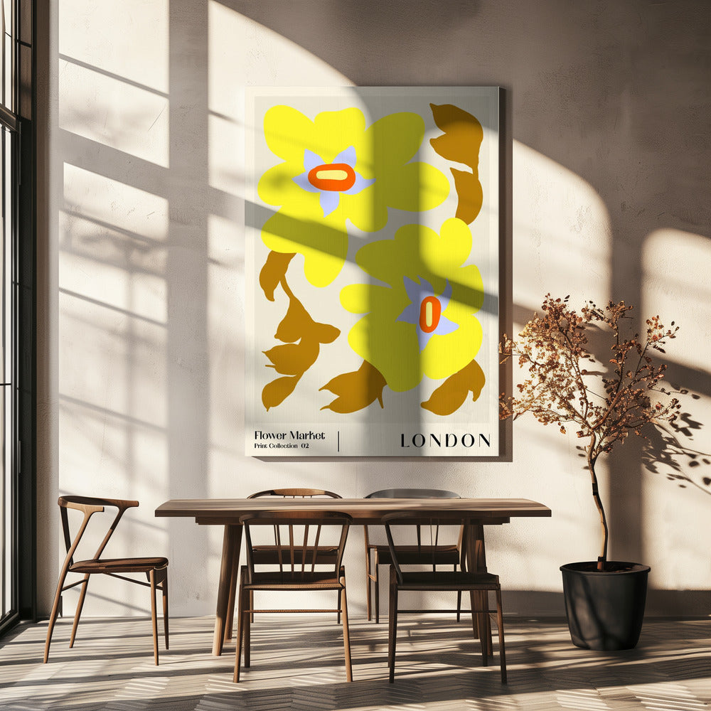 Blomstermarknaden. London | Canvas