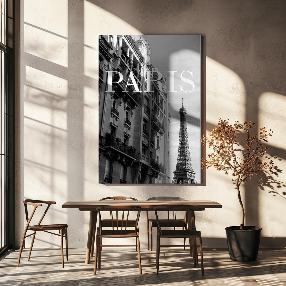 Testo di Parigi 3 | Stampe su Tela