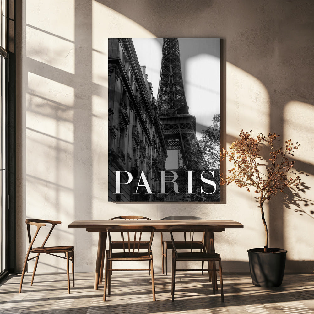 Paris-tekst 1 | Lerretsbilder
