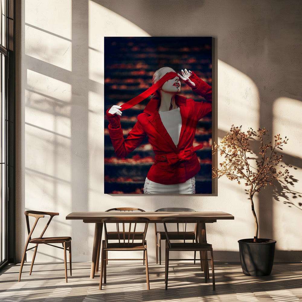 Voile cramoisi | Tableaux sur Toile