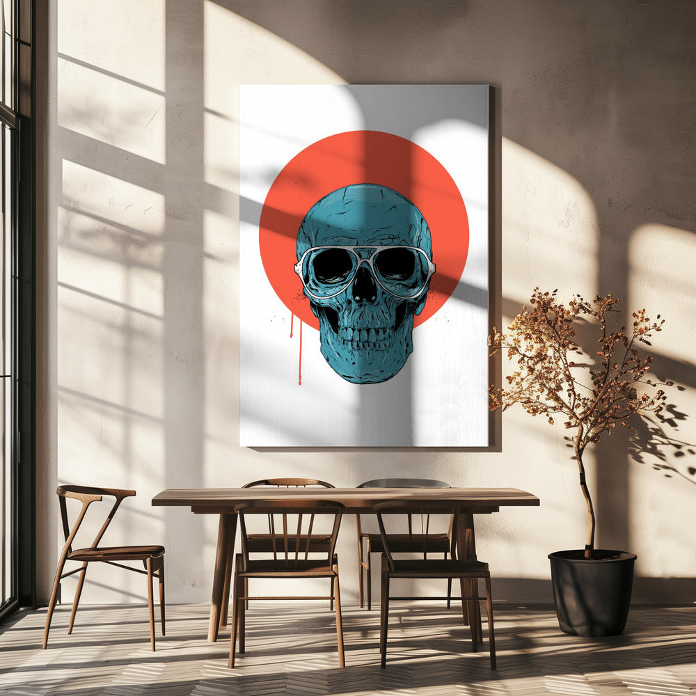 Blue Skull II | Canvas