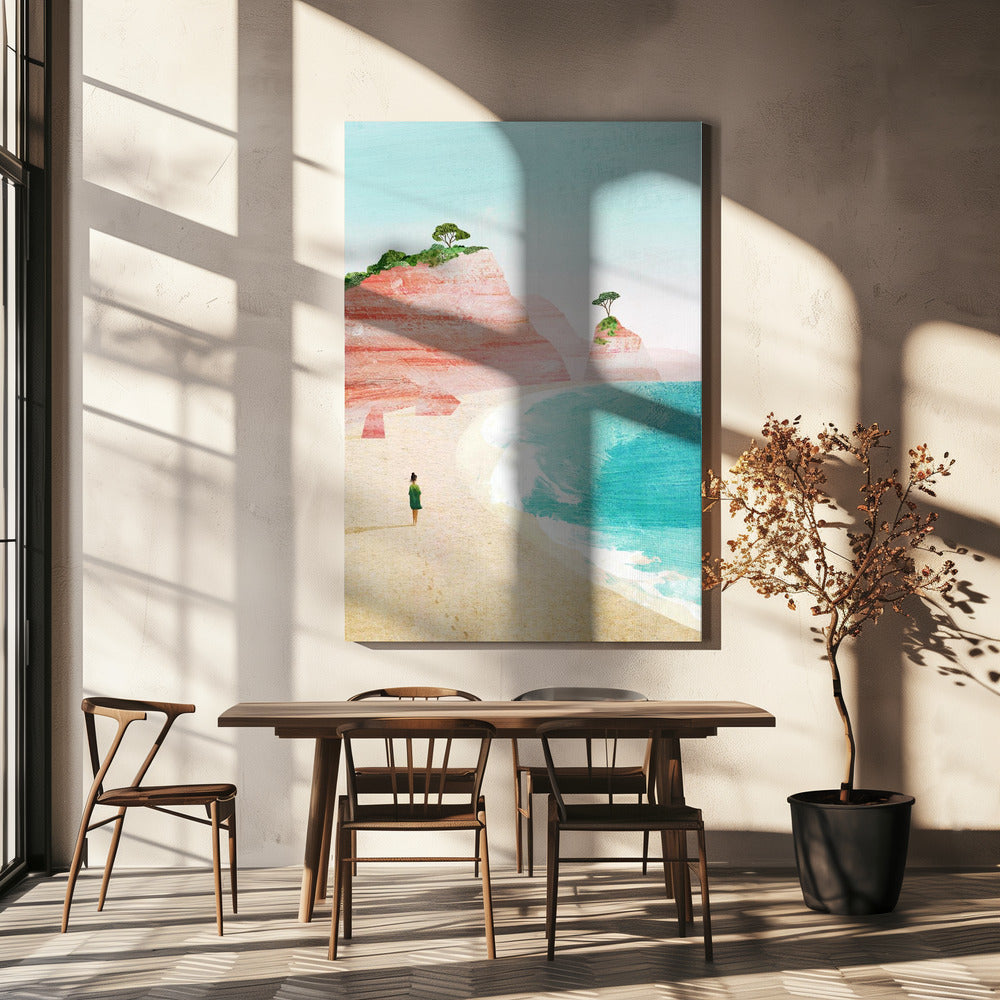 Strandflicka iv | Canvas