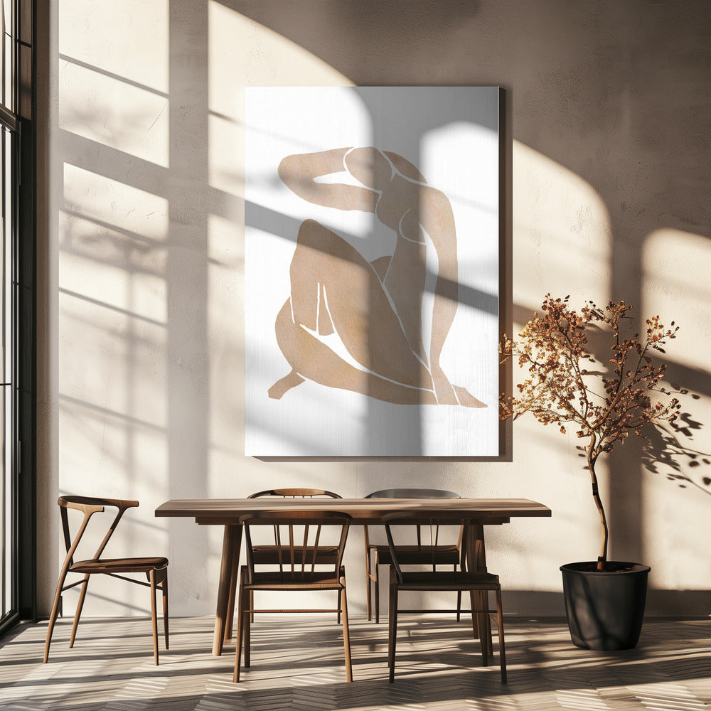 Women Shape Abstract Art | Canvas