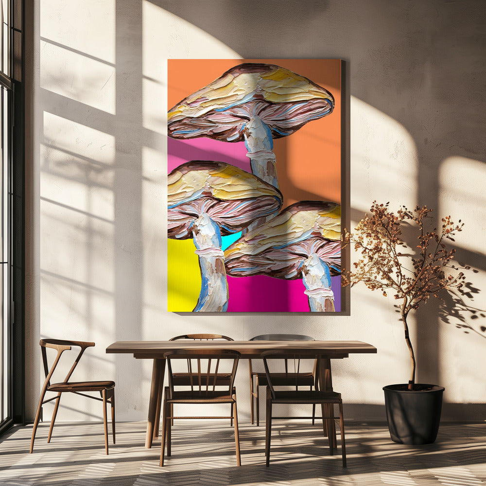 Champignons psychédéliques | Tableaux sur Toile