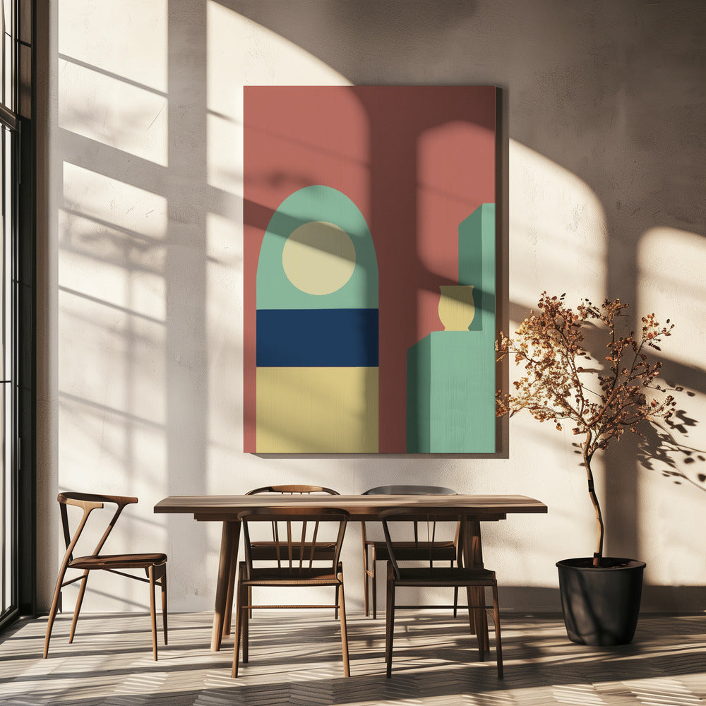 Boho-Minimaldesign Nr. 4 | Leinwand-Bilder