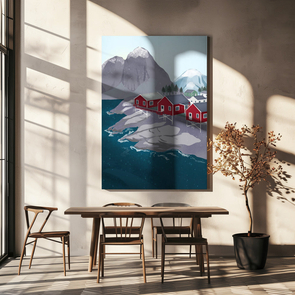 Norvegia | Stampe su Tela