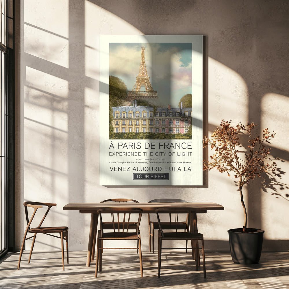 Paris retro print | Canvas