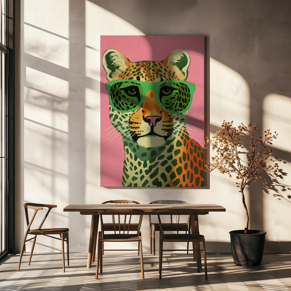 Leo With Glasses | Canvas