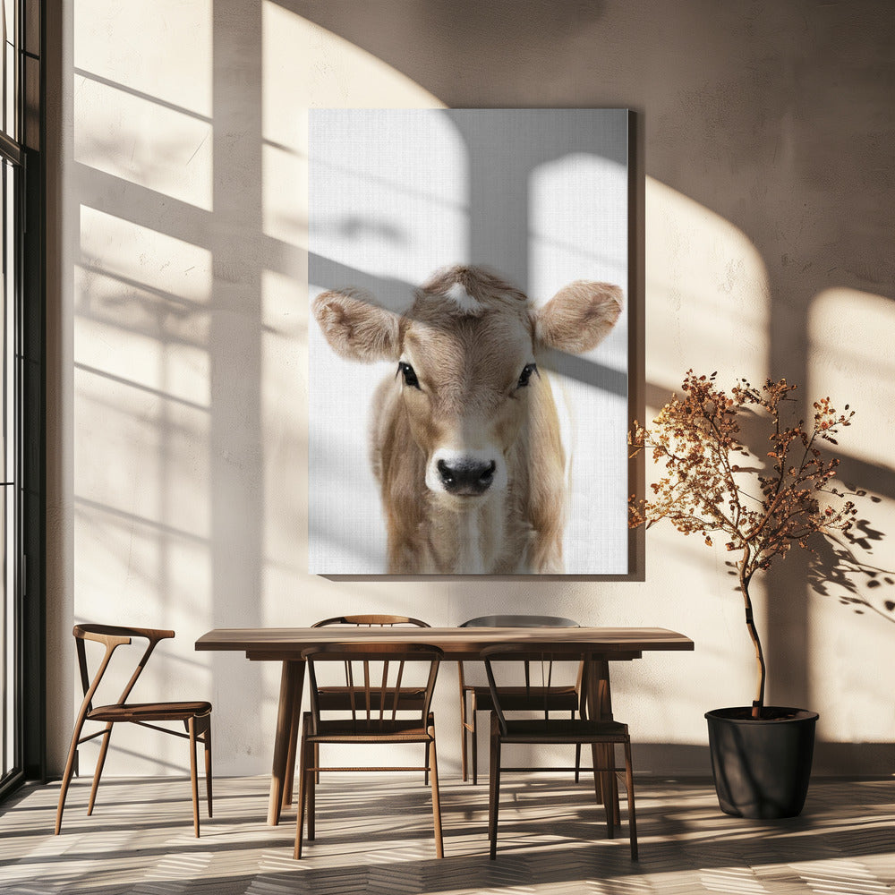 Peekaboo-Babykuh | Leinwand-Bilder
