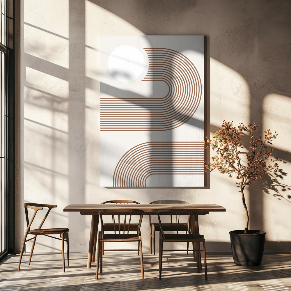 Beige bue Plakater - Kunsttryk | Lærredsbilleder