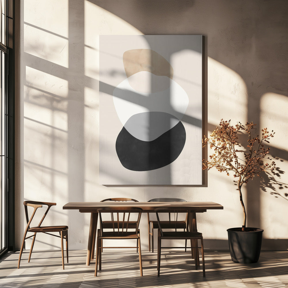 Beige Boho Shapes | Canvas