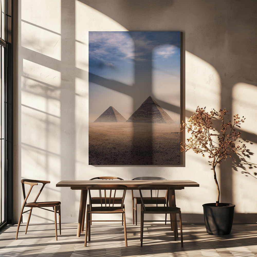 Grote piramides van Gizeh, Caïro, Egypte | Canvasprints