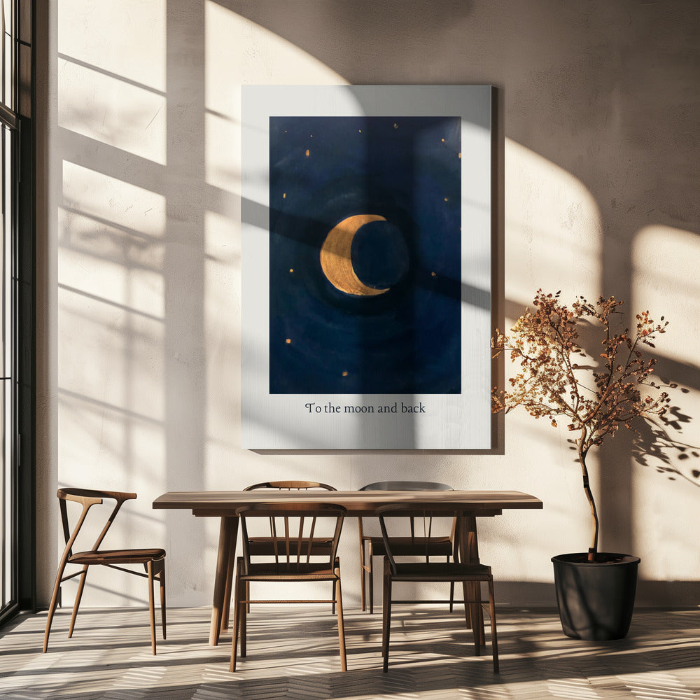Vers la Lune et retour | Tableaux sur Toile