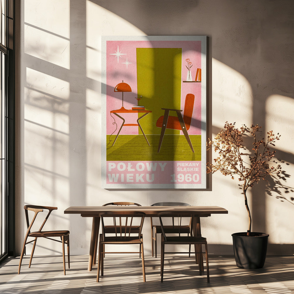 Mid-century meubilair | Canvasprints
