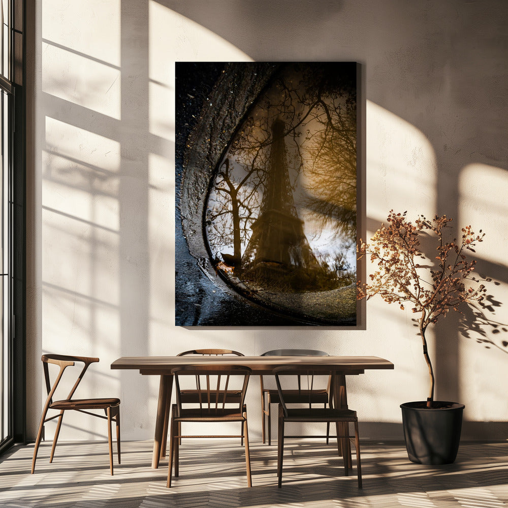 Eiffeltornets reflektion | Canvas
