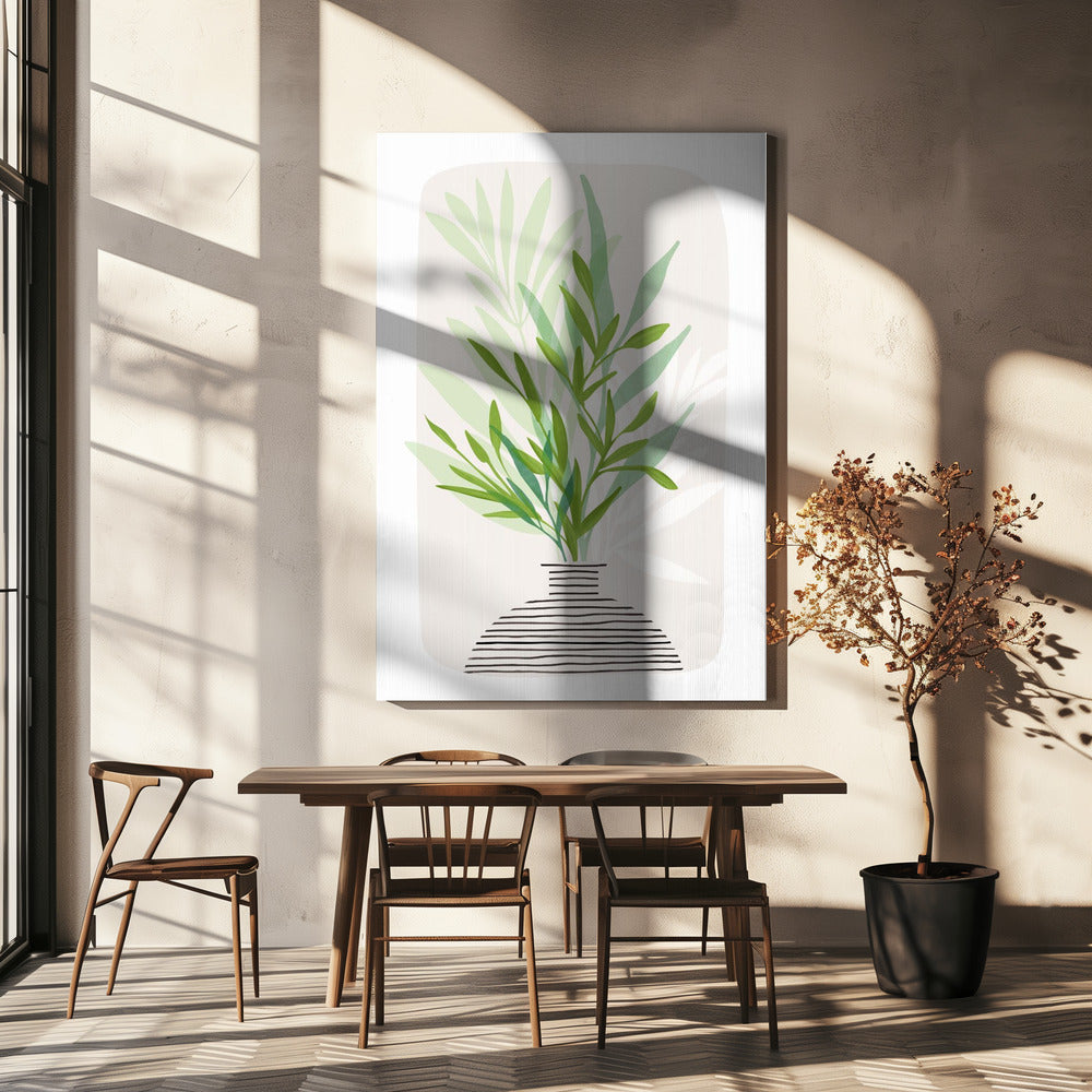 Geschilderd olijftak stilleven | Canvasprints