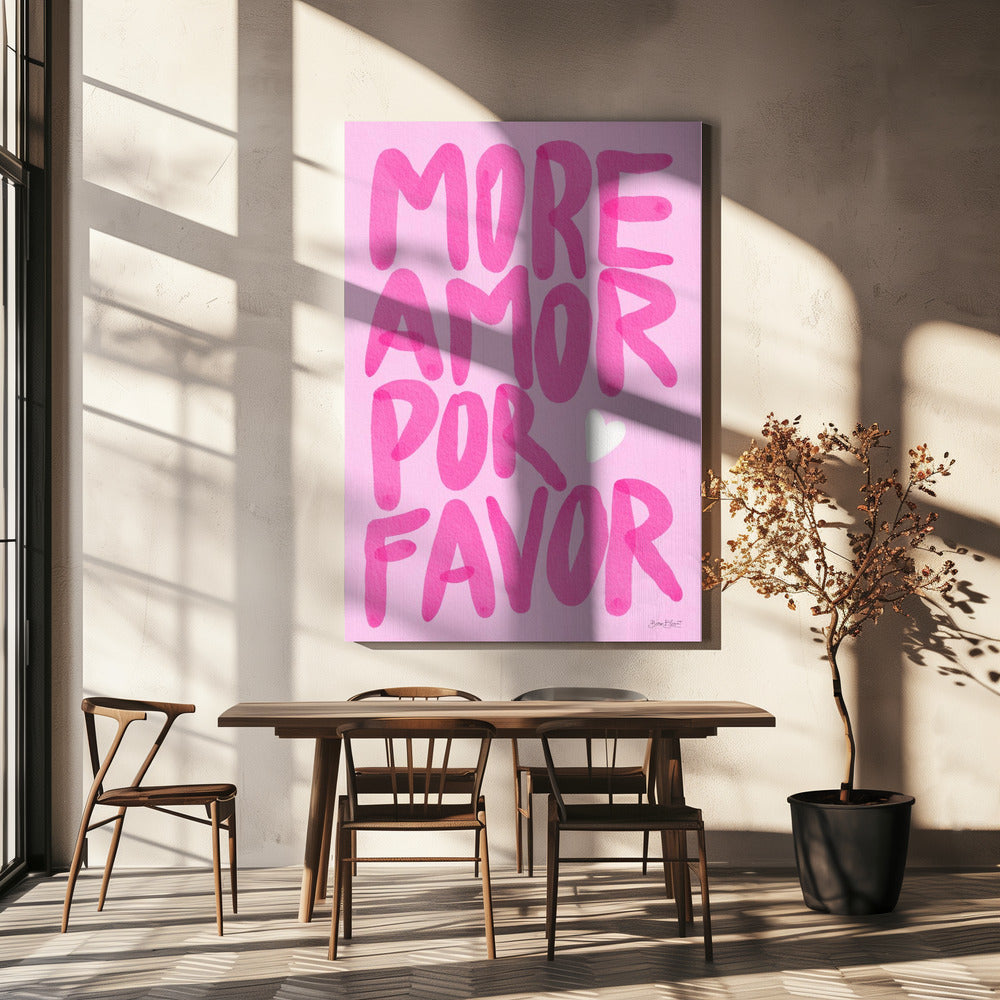 More Amor Por Favor | Canvas
