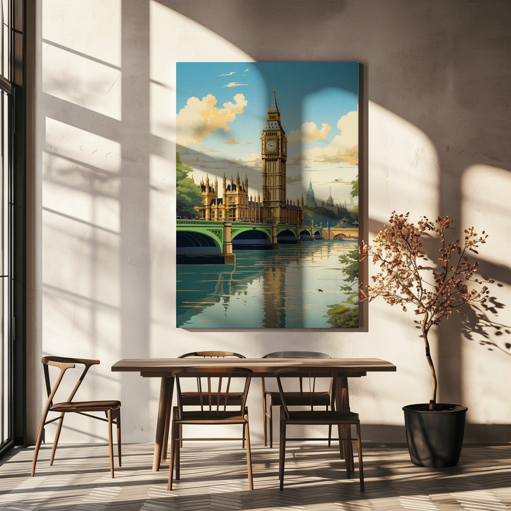 Blick auf London | Leinwand-Bilder