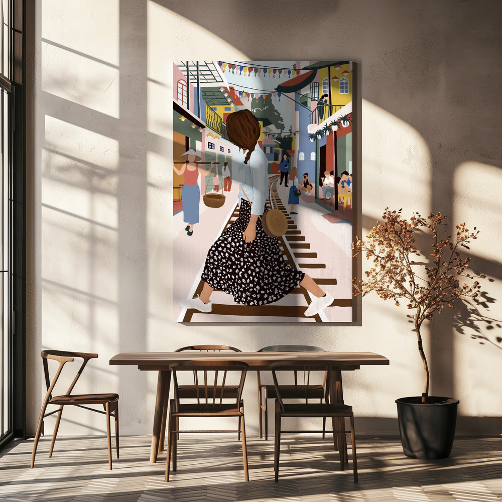 Reis de wereld rond | Canvasprints
