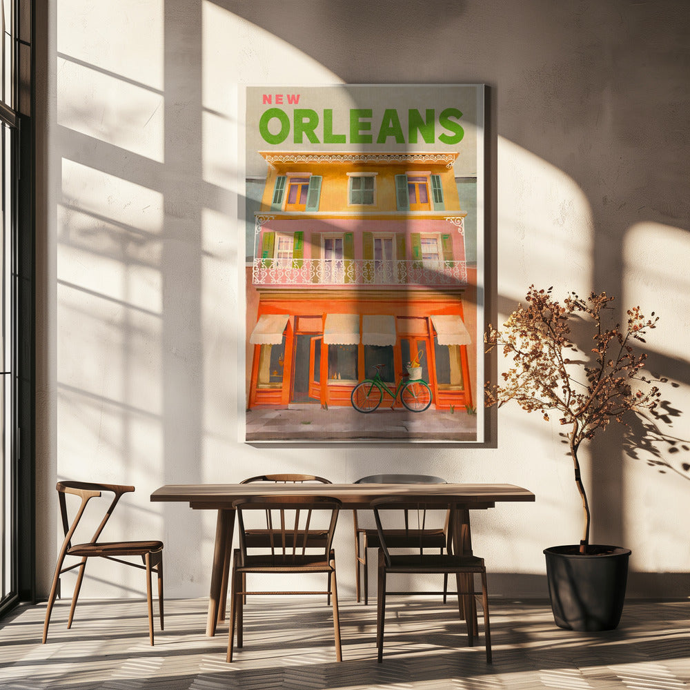Viajes clásicos de Nueva Orleans, Luisiana Posters - Impresiones de Arte | Impresiones en Lienzo