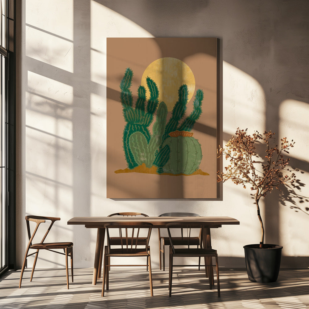 Cactus américain moderne | Tableaux sur Toile