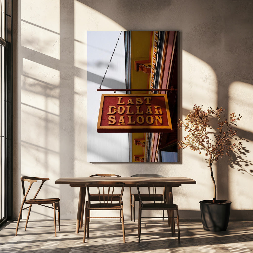 Last Dollar Saloon | Leinwand-Bilder