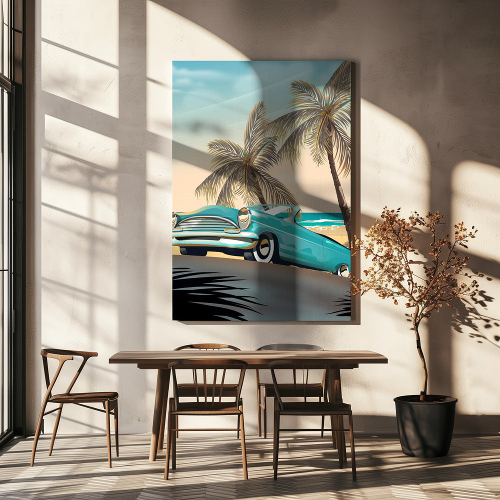 Vintage Beach Vacation | Canvas