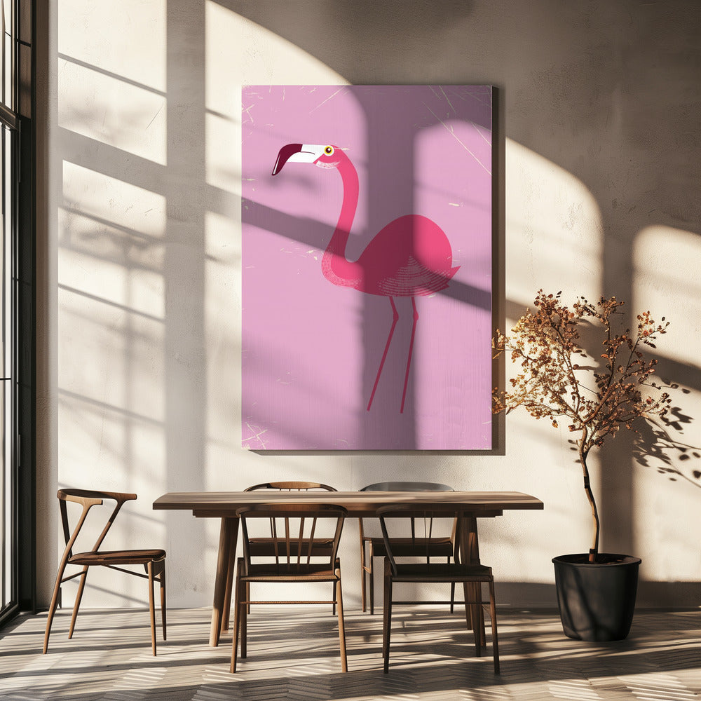 Flamingo Bird | Canvas